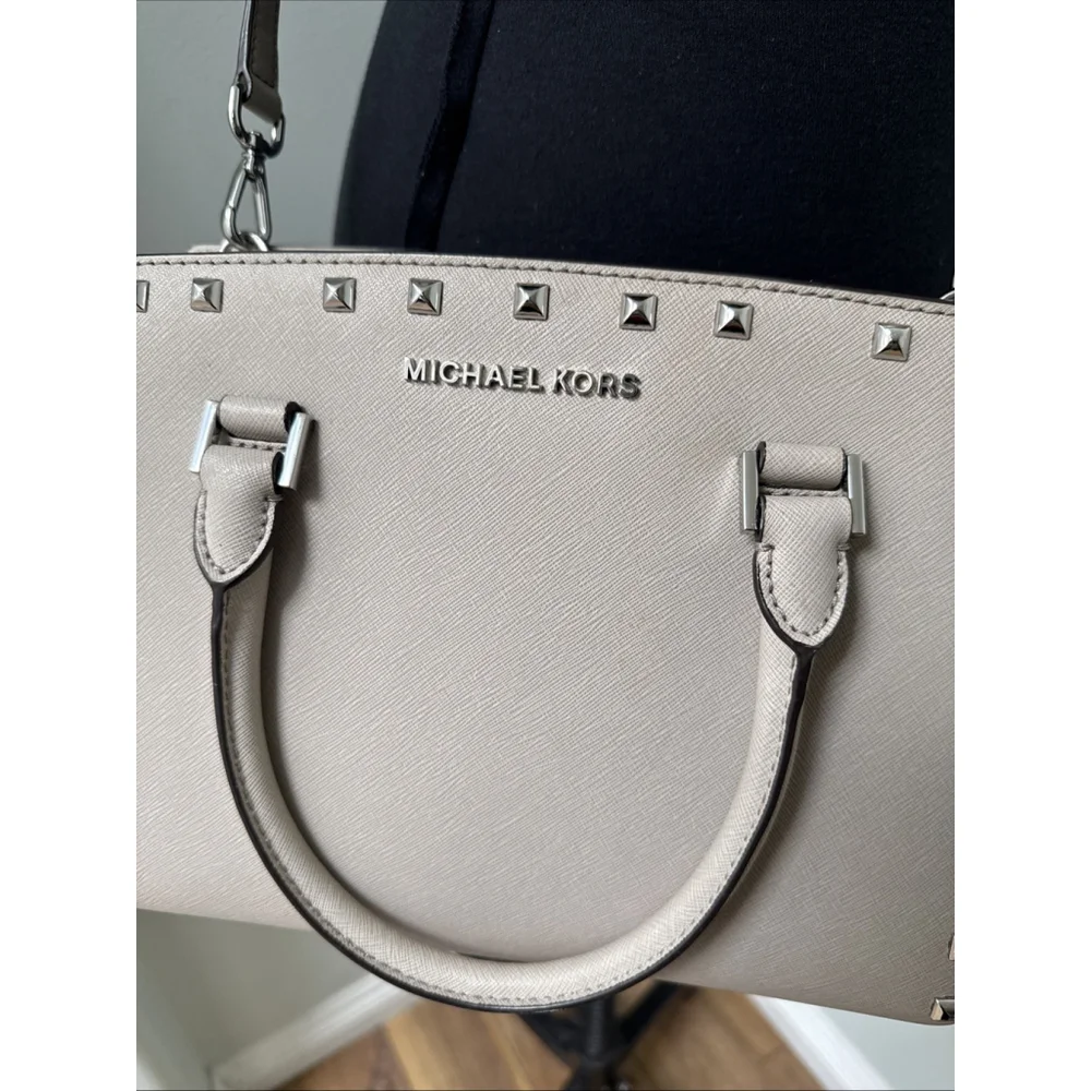 Michael Kors Stud Selma handbag Medium With Matching Wallet